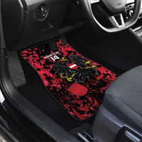 Custom Austria Football Car Mats 2026 Das Team Black Eagle - Wonder Print Shop