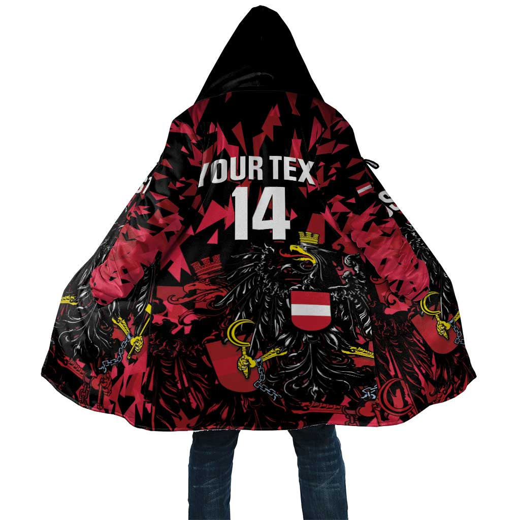 Custom Austria Football Cloak 2026 Das Team Black Eagle - Wonder Print Shop