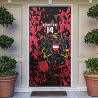 Custom Austria Football Door Cover 2026 Das Team Black Eagle - Wonder Print Shop