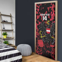 Custom Austria Football Door Cover 2026 Das Team Black Eagle - Wonder Print Shop