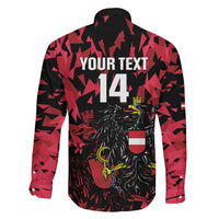 Custom Austria Football Family Matching Mermaid Dress and Hawaiian Shirt 2026 Das Team Black Eagle - Wonder Print Shop