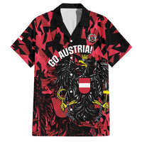Custom Austria Football Family Matching Off Shoulder Maxi Dress and Hawaiian Shirt 2026 Das Team Black Eagle - Wonder Print Shop