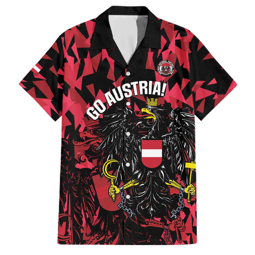 Custom Austria Football Family Matching Tank Maxi Dress and Hawaiian Shirt 2026 Das Team Black Eagle - Wonder Print Shop