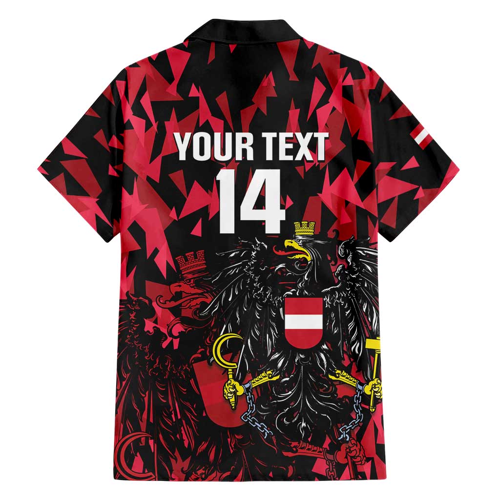Custom Austria Football Family Matching Tank Maxi Dress and Hawaiian Shirt 2026 Das Team Black Eagle - Wonder Print Shop