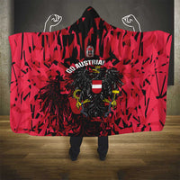 Austria Football Hooded Blanket 2026 Das Team Black Eagle - Wonder Print Shop