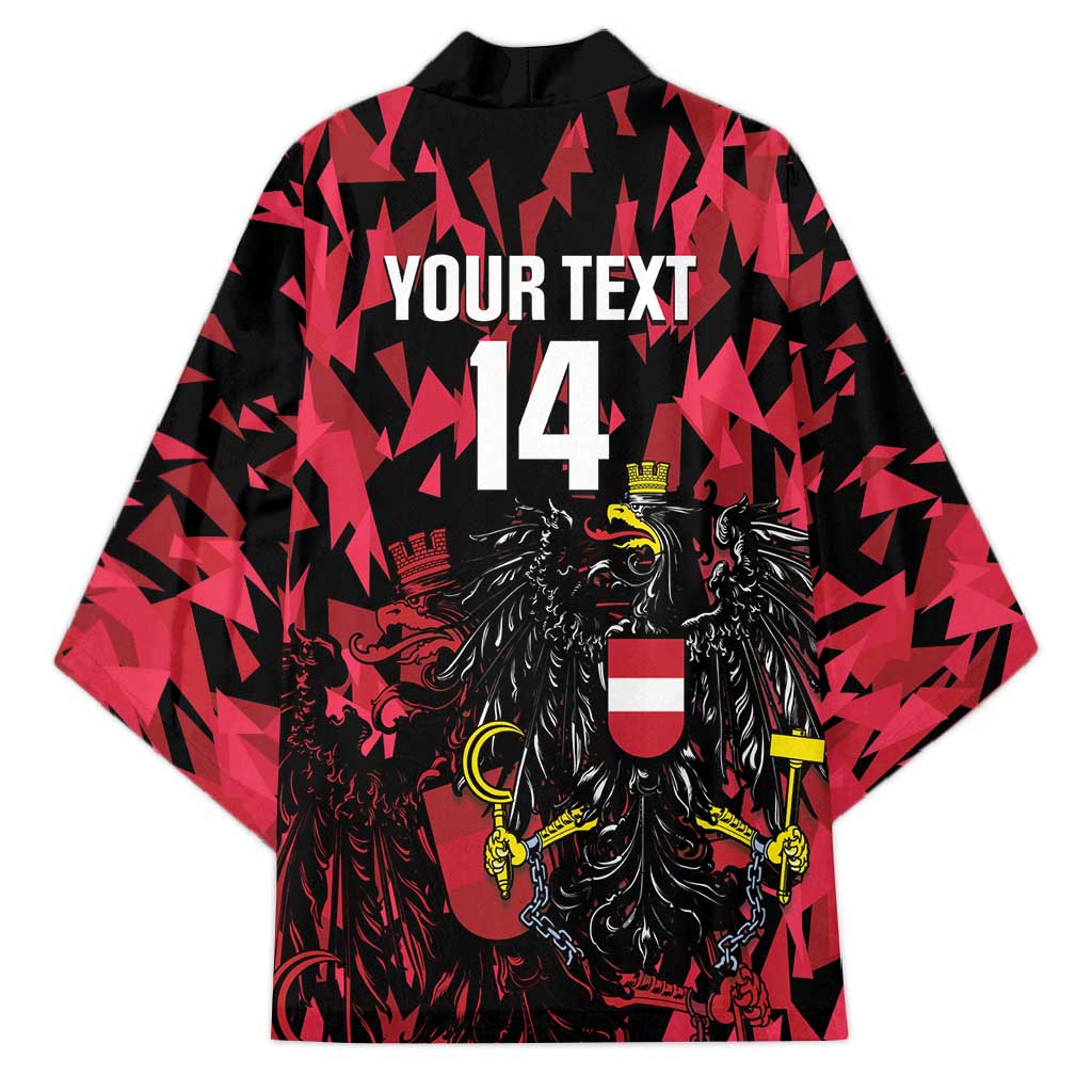 Custom Austria Football Kimono 2026 Das Team Black Eagle - Wonder Print Shop