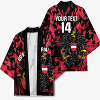 Custom Austria Football Kimono 2026 Das Team Black Eagle - Wonder Print Shop