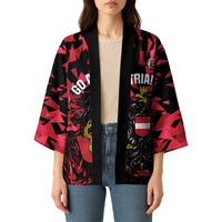 Custom Austria Football Kimono 2026 Das Team Black Eagle - Wonder Print Shop