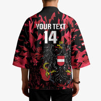 Custom Austria Football Kimono 2026 Das Team Black Eagle - Wonder Print Shop