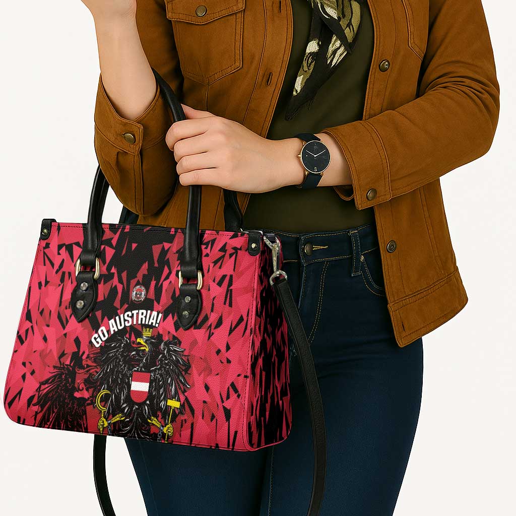 Austria Football Leather Bag 2026 Das Team Black Eagle - Wonder Print Shop
