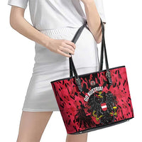 Austria Football Leather Tote Bag 2026 Das Team Black Eagle - Wonder Print Shop
