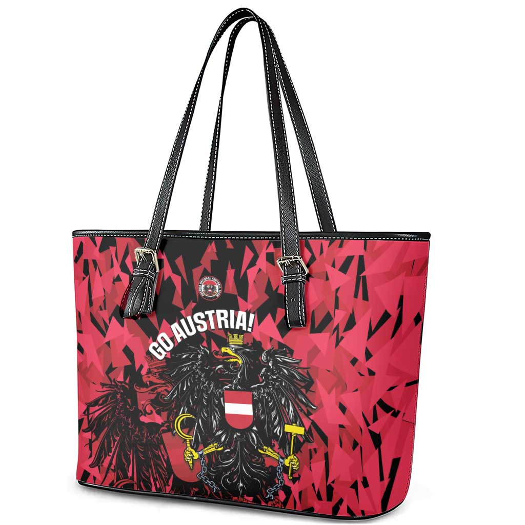 Austria Football Leather Tote Bag 2026 Das Team Black Eagle - Wonder Print Shop