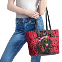 Austria Football Leather Tote Bag 2026 Das Team Black Eagle - Wonder Print Shop