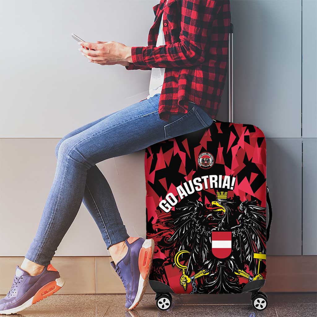 Austria Football Luggage Cover 2026 Das Team Black Eagle - Wonder Print Shop