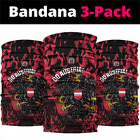 Austria Football Neck Gaiter 2026 Das Team Black Eagle - Wonder Print Shop