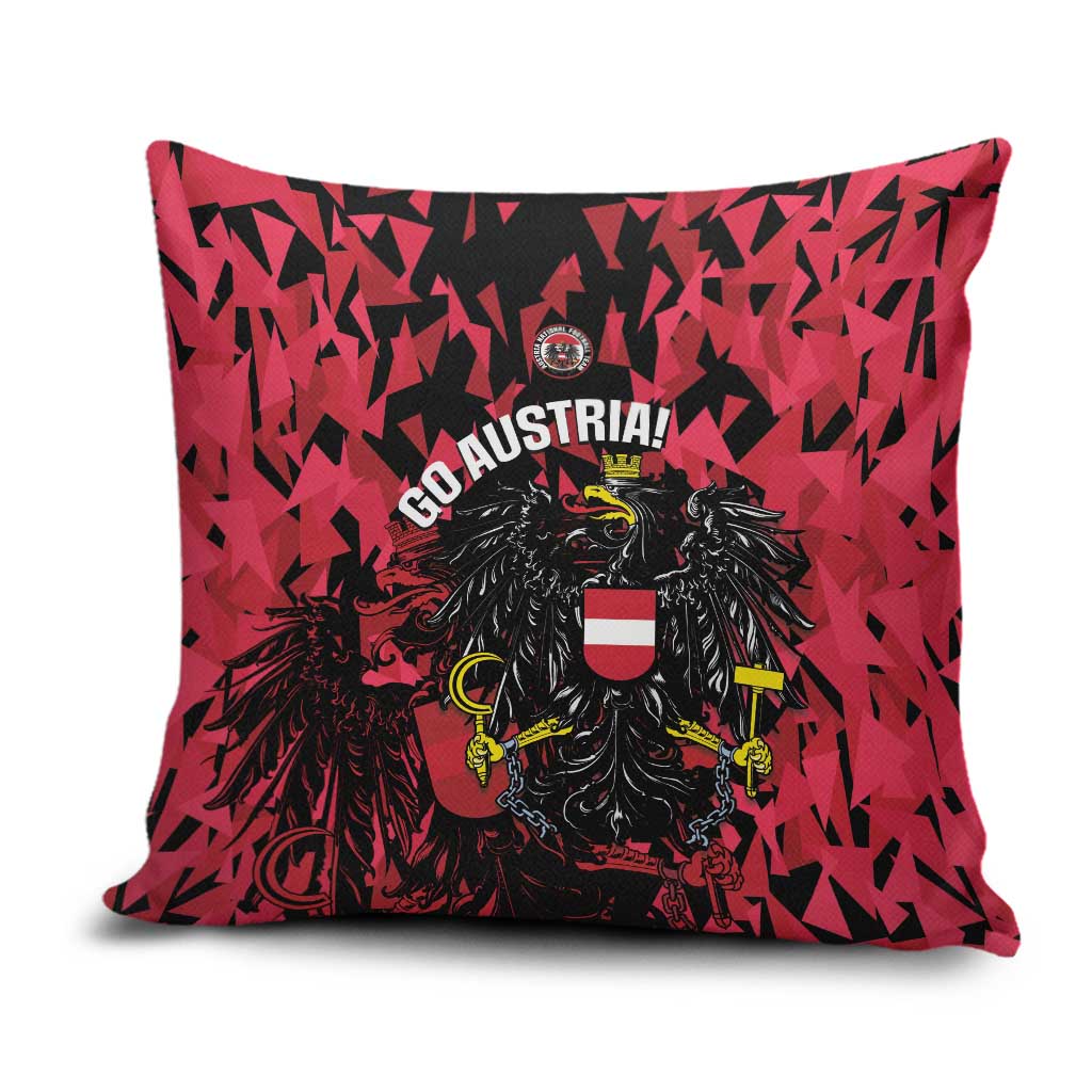 Austria Football Pillow Cover 2026 Das Team Black Eagle - Wonder Print Shop