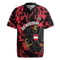 Custom Austria Football Rugby Jersey 2026 Das Team Black Eagle - Wonder Print Shop