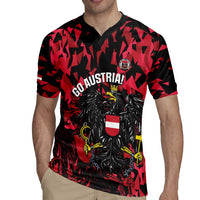 Custom Austria Football Rugby Jersey 2026 Das Team Black Eagle - Wonder Print Shop
