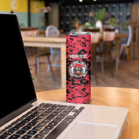 Custom Austria Football Skinny Tumbler 2026 Das Team Black Eagle - Wonder Print Shop
