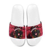 Austria Football Slide Sandals 2026 Das Team Black Eagle - Wonder Print Shop