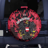 Austria Football Spare Tire Cover 2026 Das Team Black Eagle - Wonder Print Shop