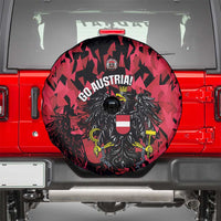 Austria Football Spare Tire Cover 2026 Das Team Black Eagle - Wonder Print Shop