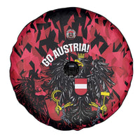 Austria Football Spare Tire Cover 2026 Das Team Black Eagle - Wonder Print Shop