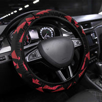 Austria Football Steering Wheel Cover 2026 Das Team Black Eagle - Wonder Print Shop