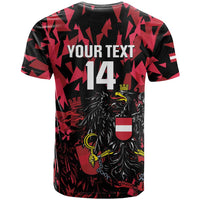 Custom Austria Football T Shirt 2026 Das Team Black Eagle - Wonder Print Shop