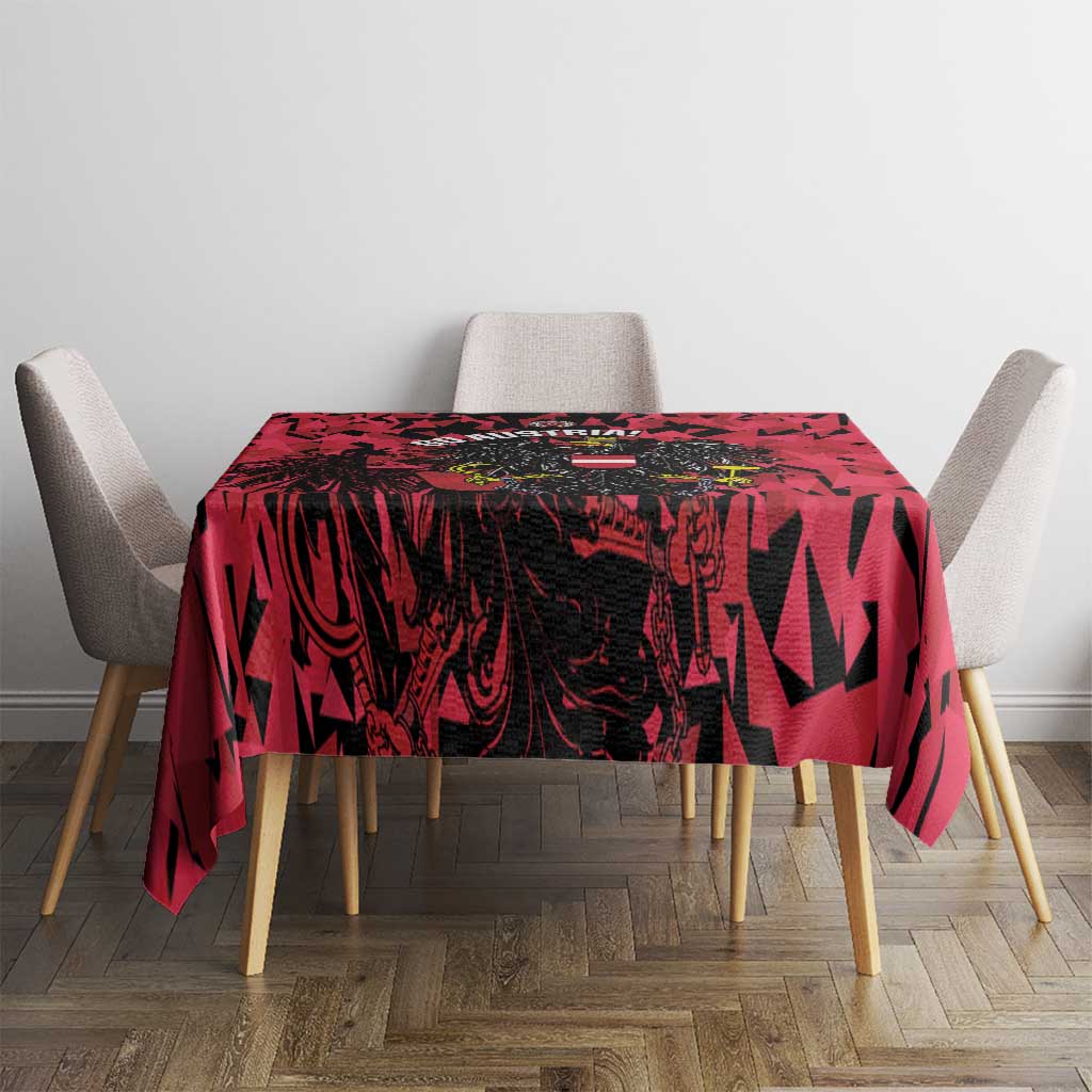 Austria Football Tablecloth 2026 Das Team Black Eagle - Wonder Print Shop