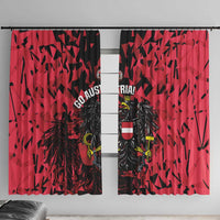 Austria Football Window Curtain 2026 Das Team Black Eagle - Wonder Print Shop