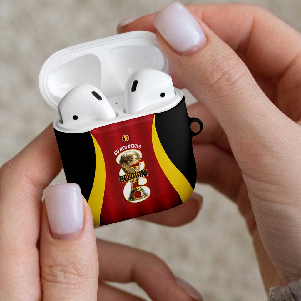 Belgium Football AirPods Case 2026 Go De Rode Duivels - Wonder Print Shop