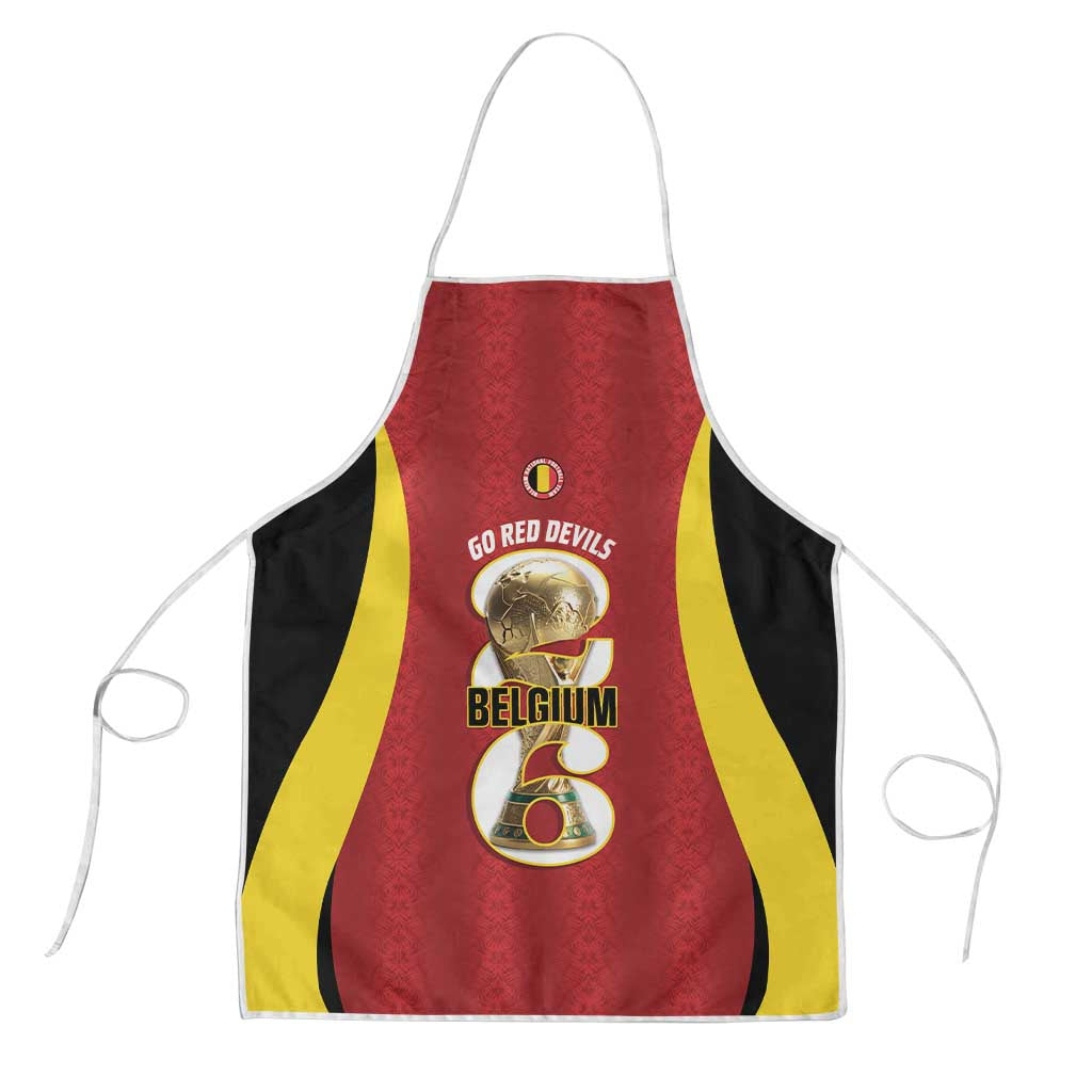 Belgium Football Apron 2026 Go De Rode Duivels - Wonder Print Shop