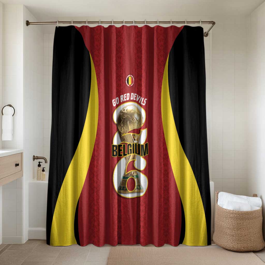 Belgium Football Bathroom Set 2026 Go De Rode Duivels - Wonder Print Shop
