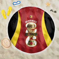 Belgium Football Beach Blanket 2026 Go De Rode Duivels - Wonder Print Shop