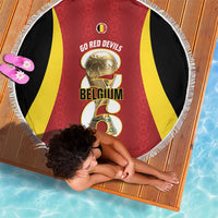 Belgium Football Beach Blanket 2026 Go De Rode Duivels - Wonder Print Shop