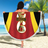 Belgium Football Beach Blanket 2026 Go De Rode Duivels - Wonder Print Shop