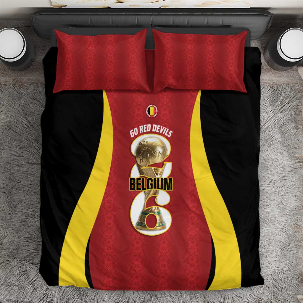 Belgium Football Bedding Set 2026 Go De Rode Duivels - Wonder Print Shop