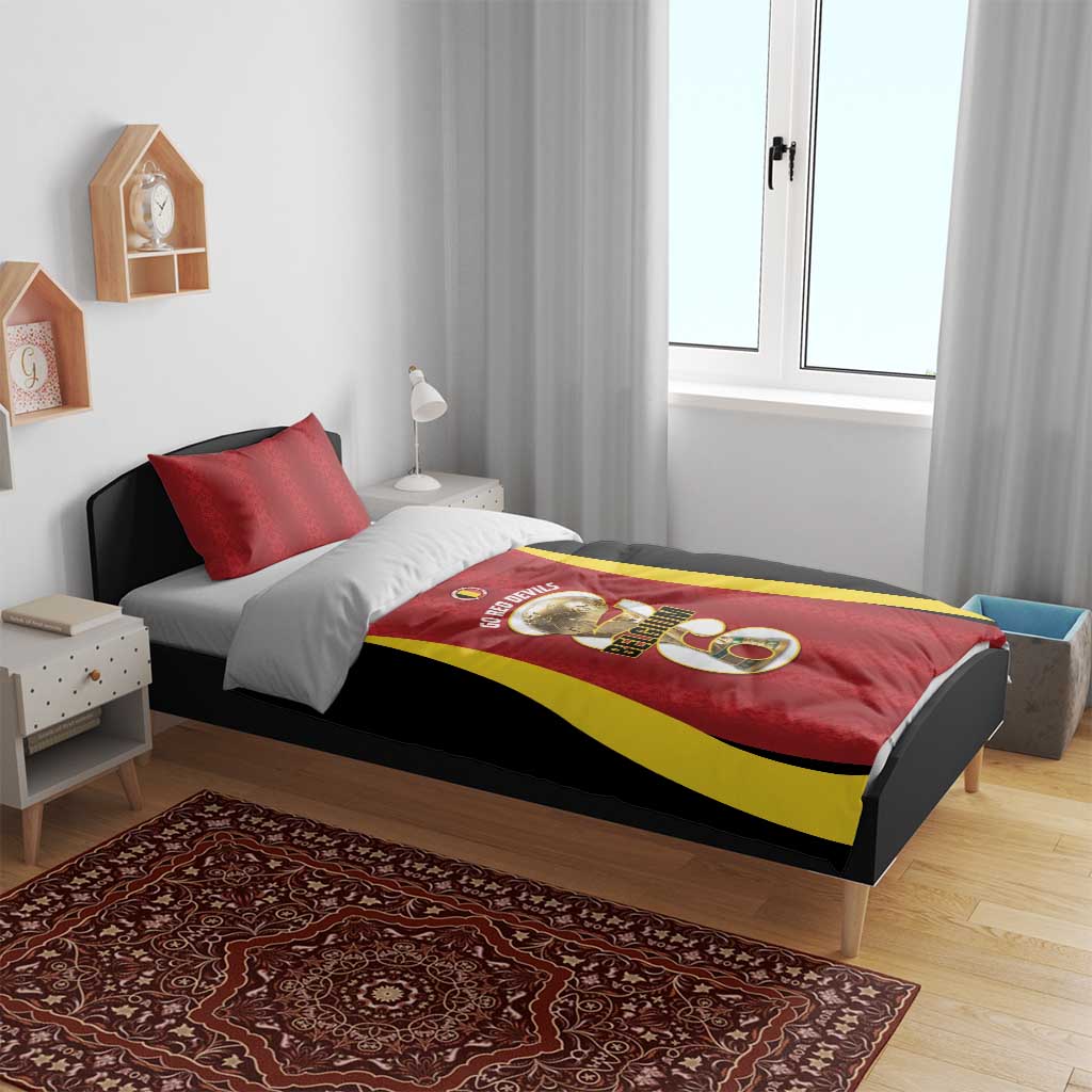 Belgium Football Bedding Set 2026 Go De Rode Duivels - Wonder Print Shop