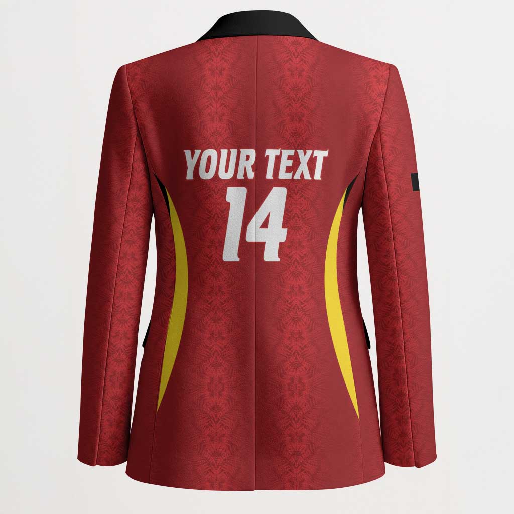 Custom Belgium Football Blazer 2026 Go De Rode Duivels - Wonder Print Shop