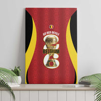 Belgium Football Canvas Wall Art 2026 Go De Rode Duivels - Wonder Print Shop