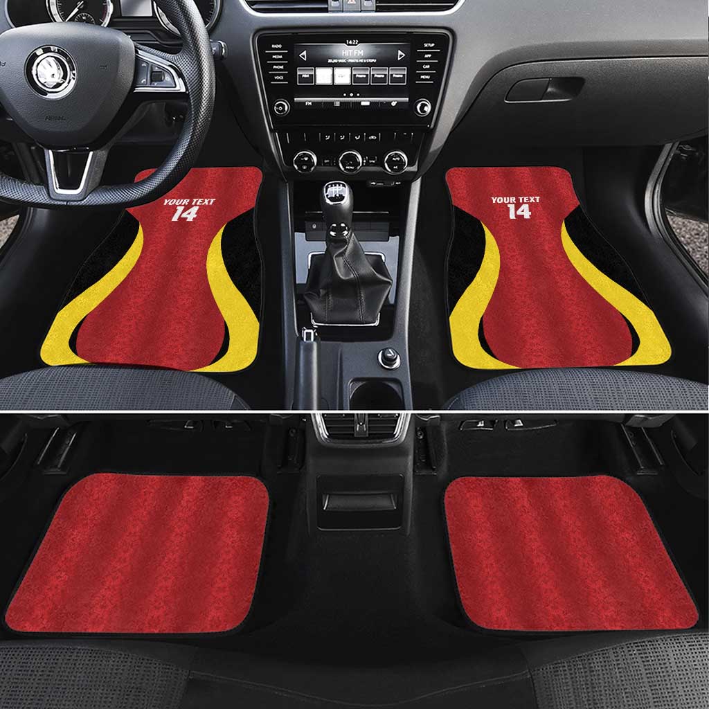 Custom Belgium Football Car Mats 2026 Go De Rode Duivels - Wonder Print Shop