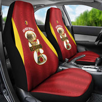 Belgium Football Car Seat Cover 2026 Go De Rode Duivels - Wonder Print Shop