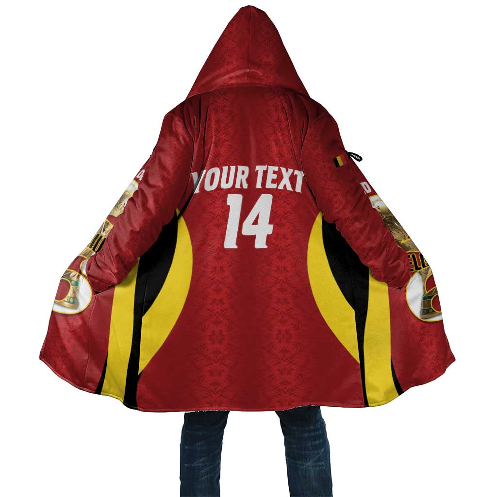 Custom Belgium Football Cloak 2026 Go De Rode Duivels - Wonder Print Shop