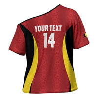 Custom Belgium Football Cross Shoulder Shirt 2026 Go De Rode Duivels - Wonder Print Shop