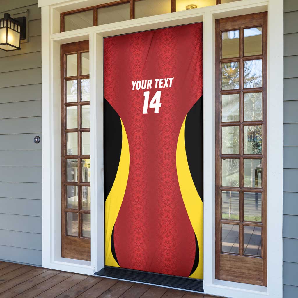 Custom Belgium Football Door Cover 2026 Go De Rode Duivels - Wonder Print Shop