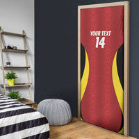 Custom Belgium Football Door Cover 2026 Go De Rode Duivels - Wonder Print Shop