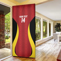 Custom Belgium Football Door Cover 2026 Go De Rode Duivels - Wonder Print Shop