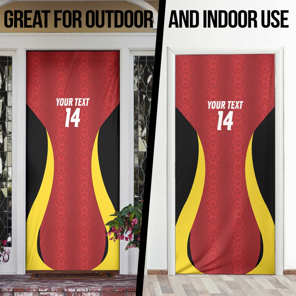 Custom Belgium Football Door Cover 2026 Go De Rode Duivels - Wonder Print Shop