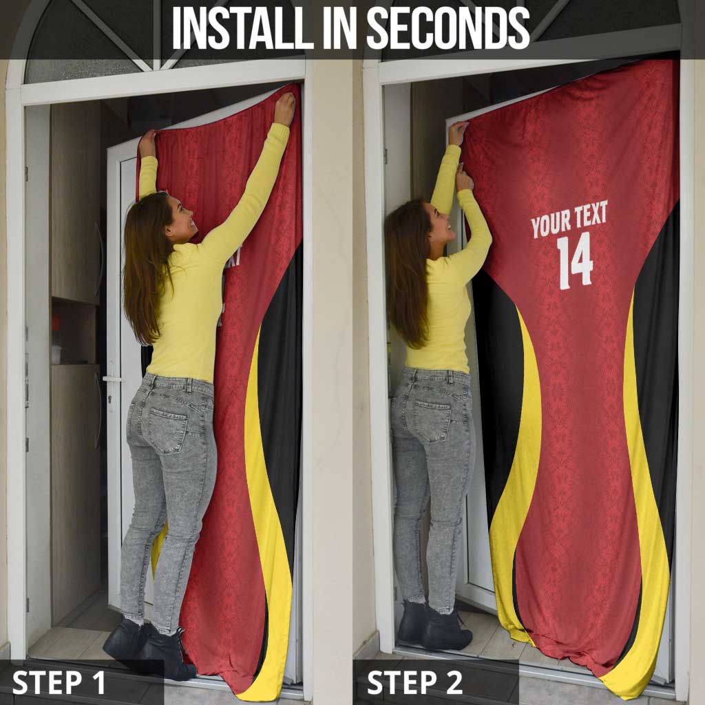 Custom Belgium Football Door Cover 2026 Go De Rode Duivels - Wonder Print Shop